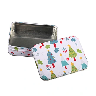 Christmas tin box